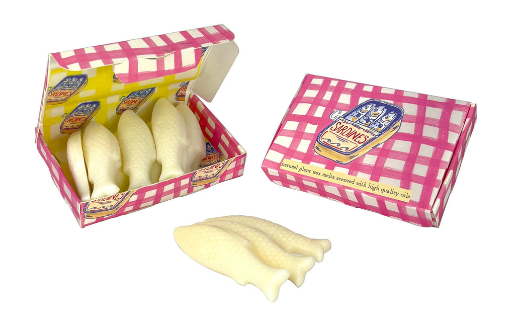 Wax Melt Shapes in illustrated Boxes