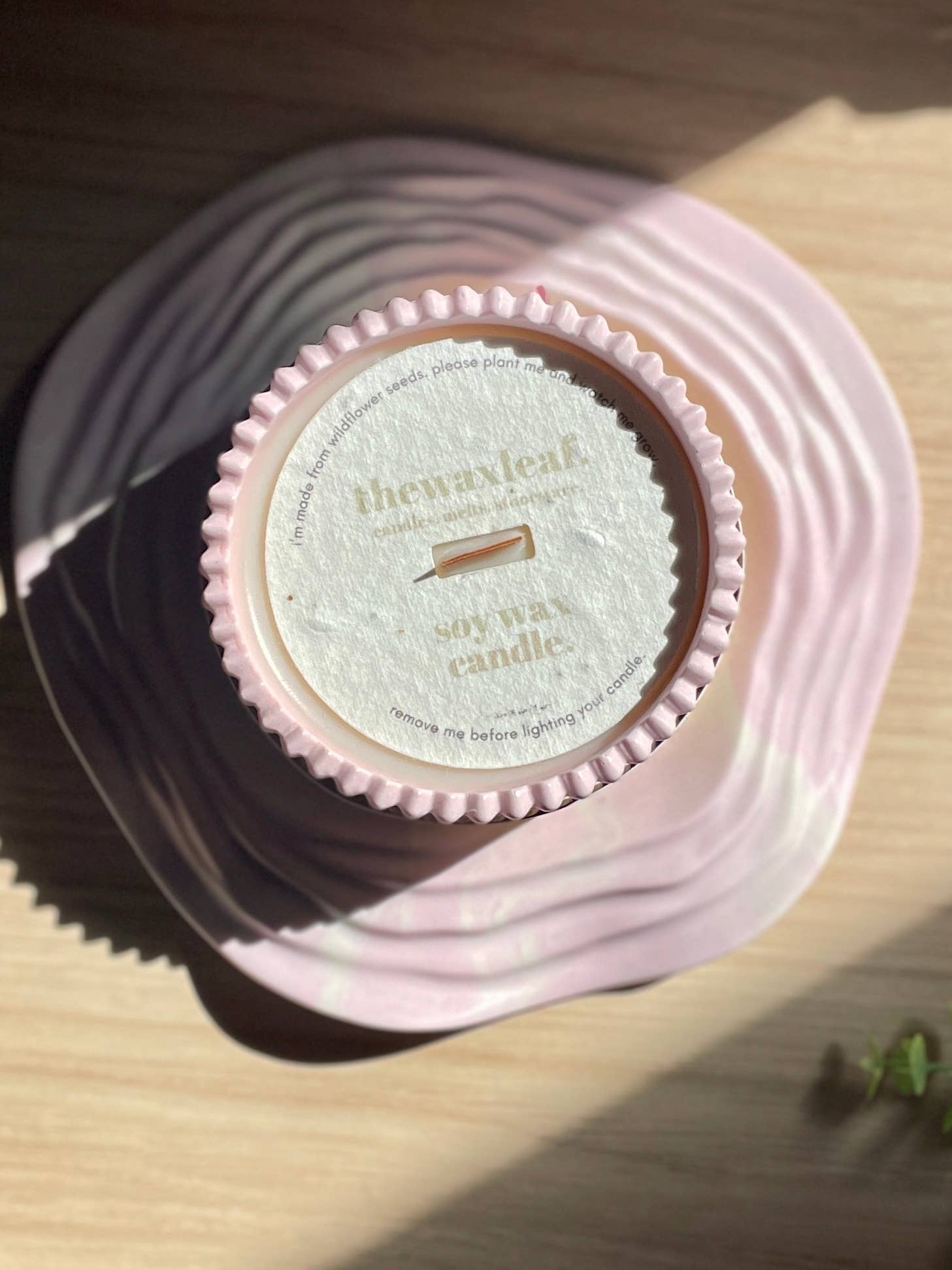 Pink Lemonade Bright Soy Candle / Raspberry & Lemon Scented