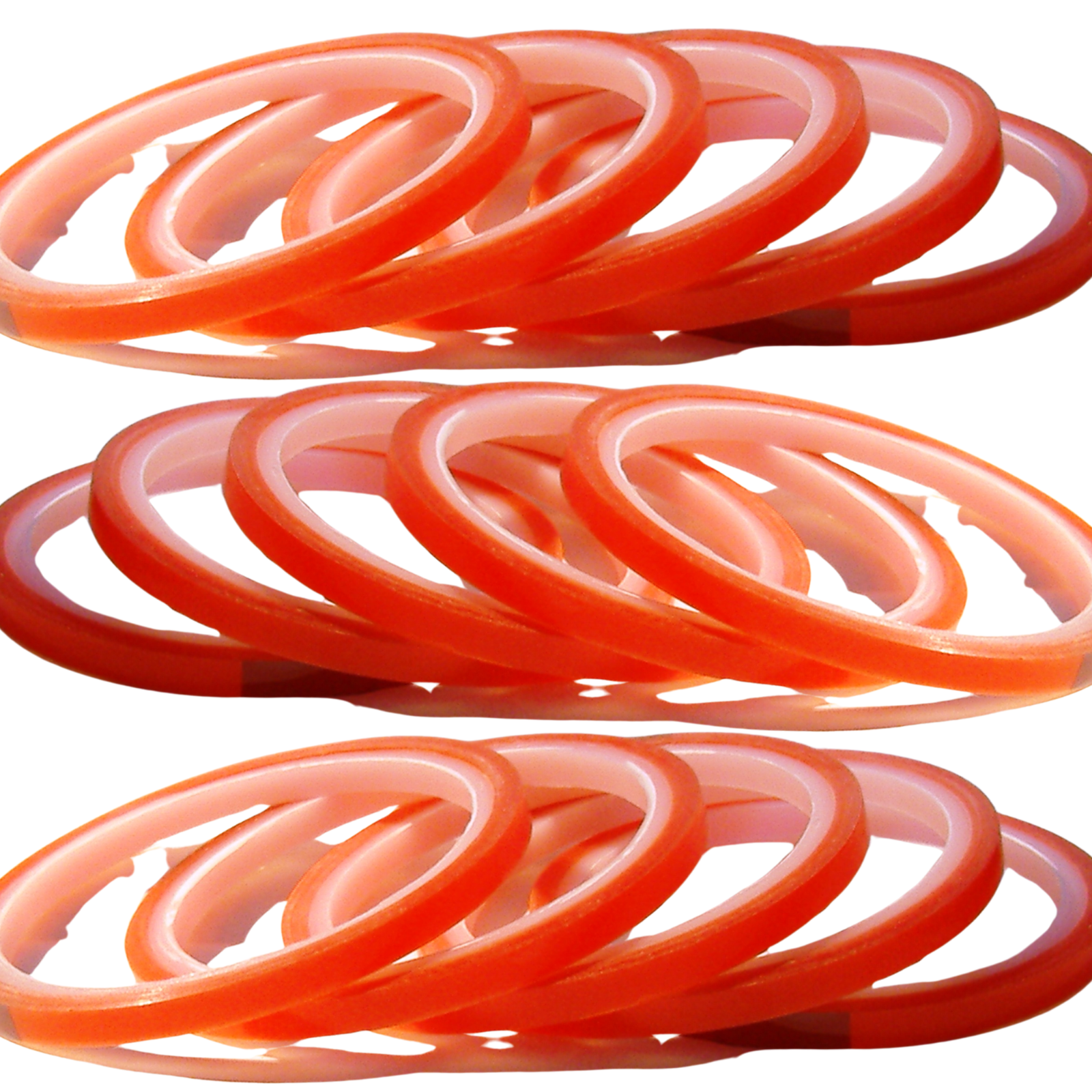 3mm x 5m Clear Double Sided Red Liner Tape for Crafts, Strong Sticky Adhesive