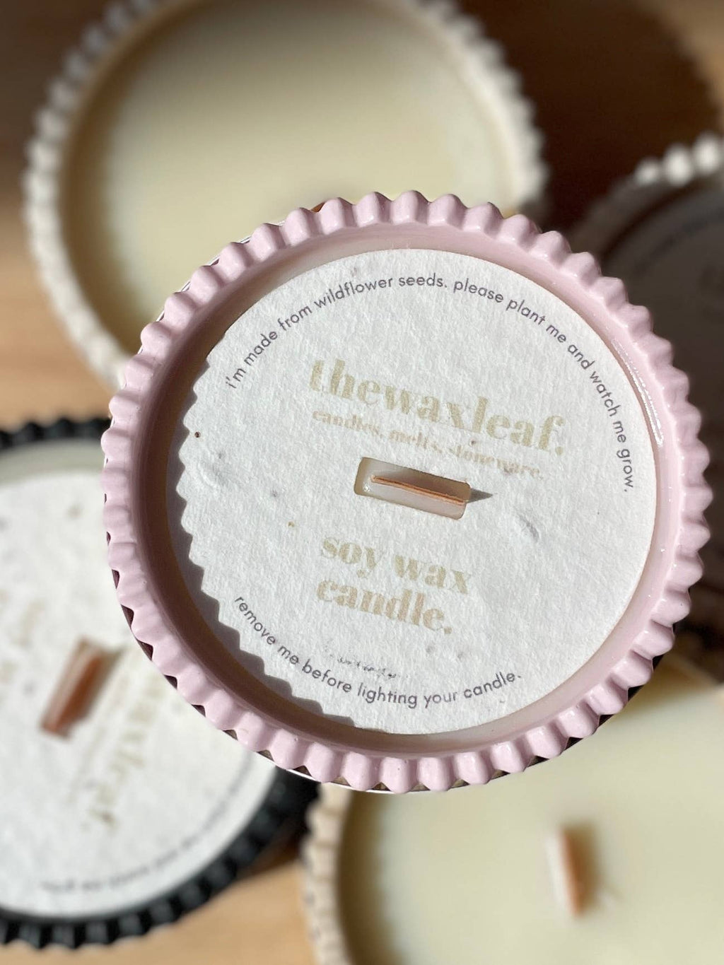 Rose Garden Luxury Soy Candle / English Rose Pink Candle