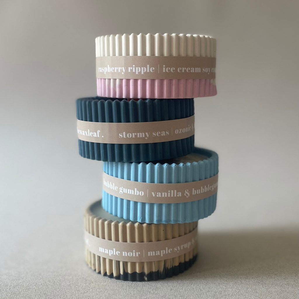 Baby Powder Stoneware Soy Wax Candle / Scandi Inspired