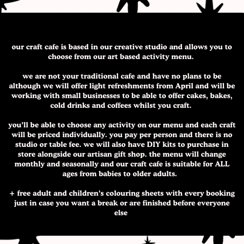 Craft Cafe - Drop In Crafts