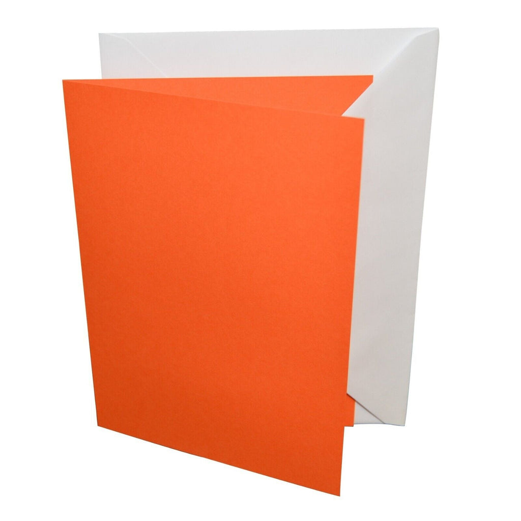 A6 Coloured Greeting Card Blanks & Envelopes - Choose Colour & Quantity