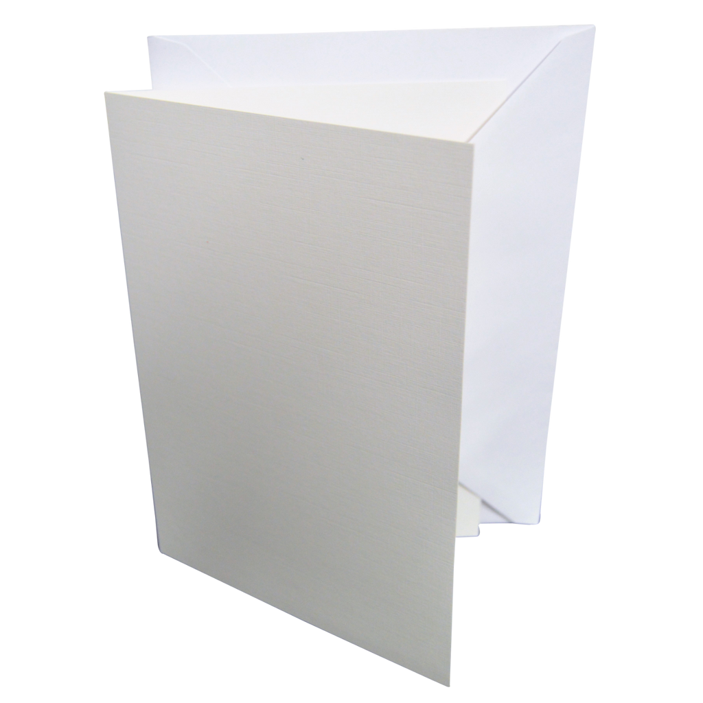 5x7 Coloured Greeting Card Blanks & Envelopes – Choose Colour & Quantity