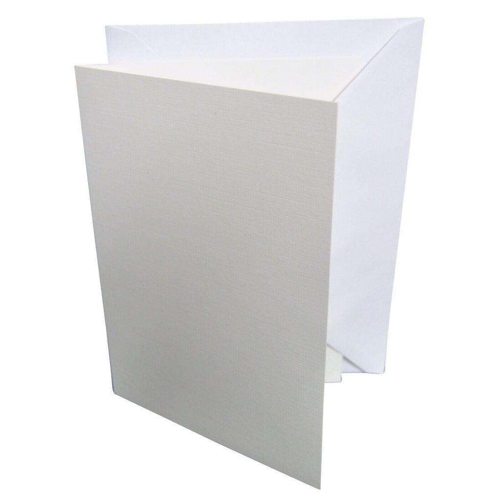 A6 Coloured Greeting Card Blanks & Envelopes - Choose Colour & Quantity