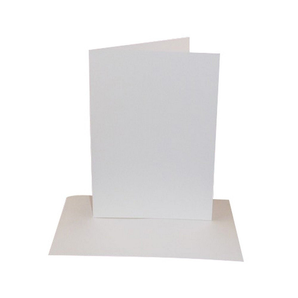 5x7 Coloured Greeting Card Blanks & Envelopes – Choose Colour & Quantity