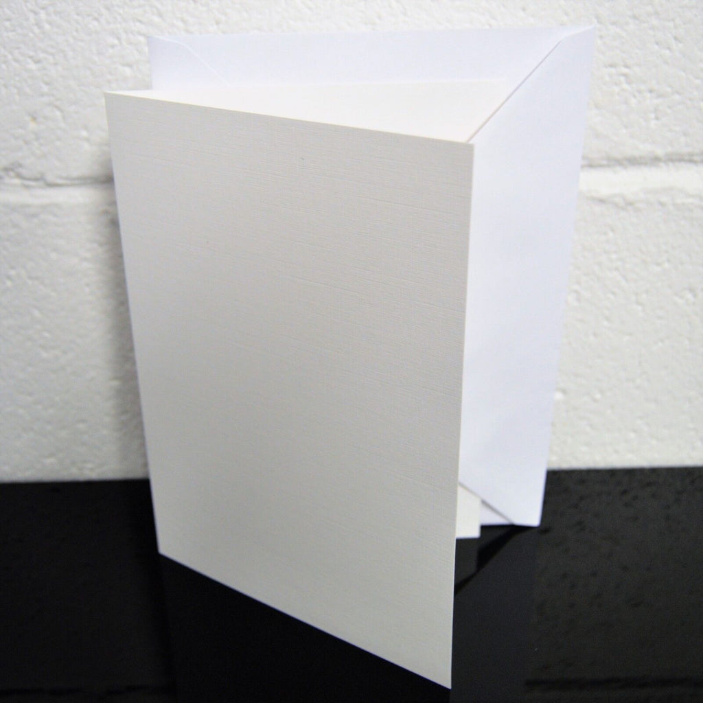 A5 Coloured Greeting Card Blanks & Envelopes – Choose Colour & Quantity