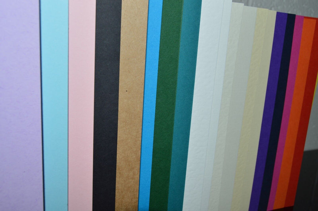 5x7 Coloured Greeting Card Blanks & Envelopes – Choose Colour & Quantity