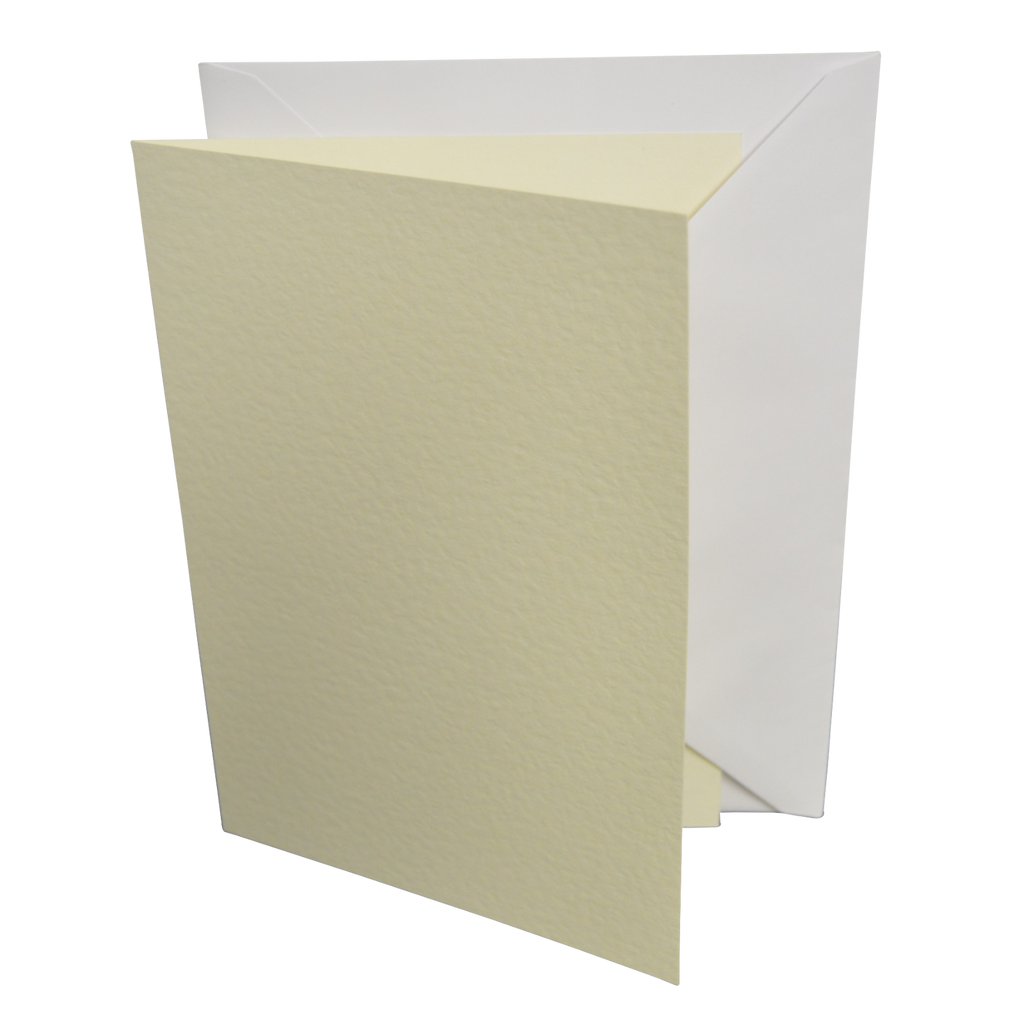 5x7 Coloured Greeting Card Blanks & Envelopes – Choose Colour & Quantity