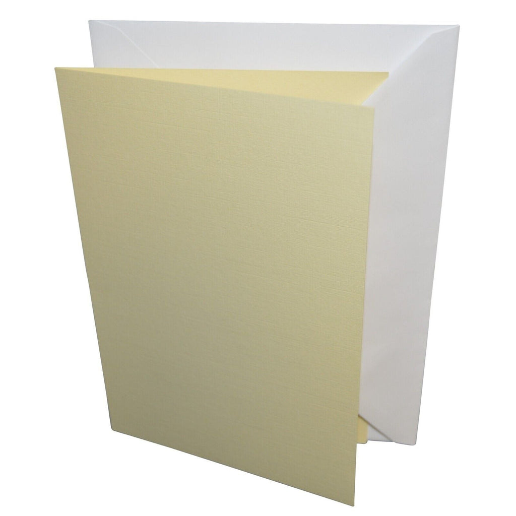 A6 Coloured Greeting Card Blanks & Envelopes - Choose Colour & Quantity