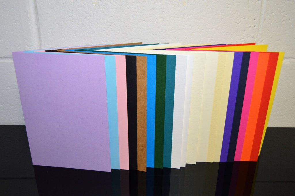 A5 Coloured Greeting Card Blanks & Envelopes – Choose Colour & Quantity