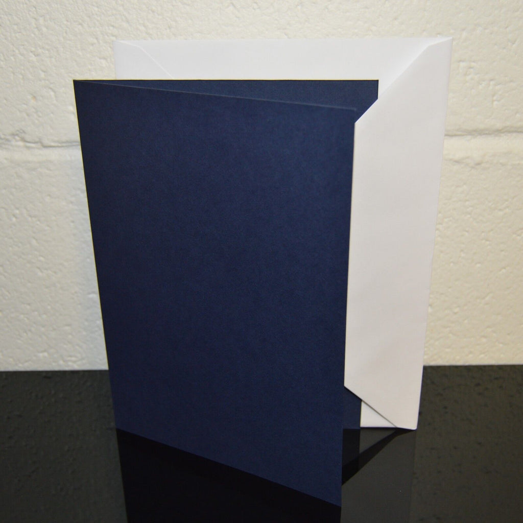 A5 Coloured Greeting Card Blanks & Envelopes – Choose Colour & Quantity
