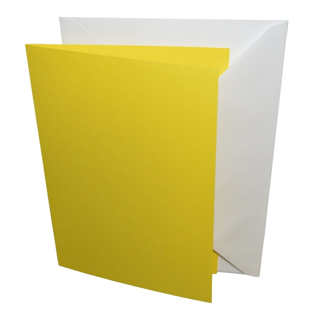 A6 Coloured Greeting Card Blanks & Envelopes - Choose Colour & Quantity
