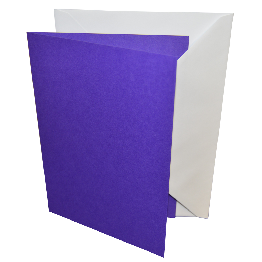 5x7 Coloured Greeting Card Blanks & Envelopes – Choose Colour & Quantity