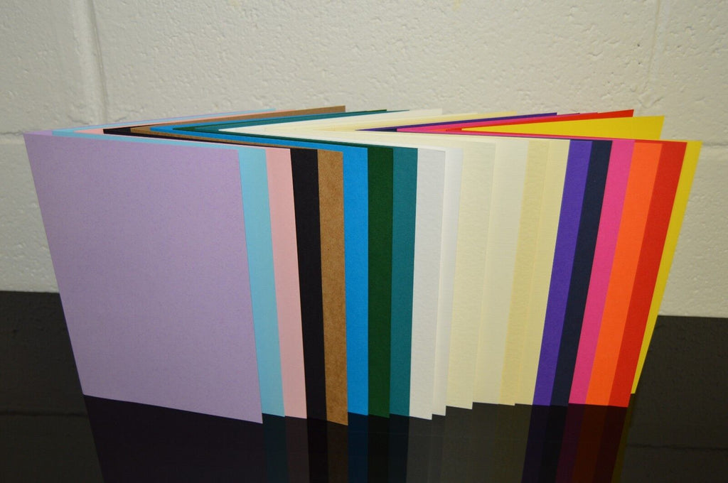 5x7 Coloured Greeting Card Blanks & Envelopes – Choose Colour & Quantity