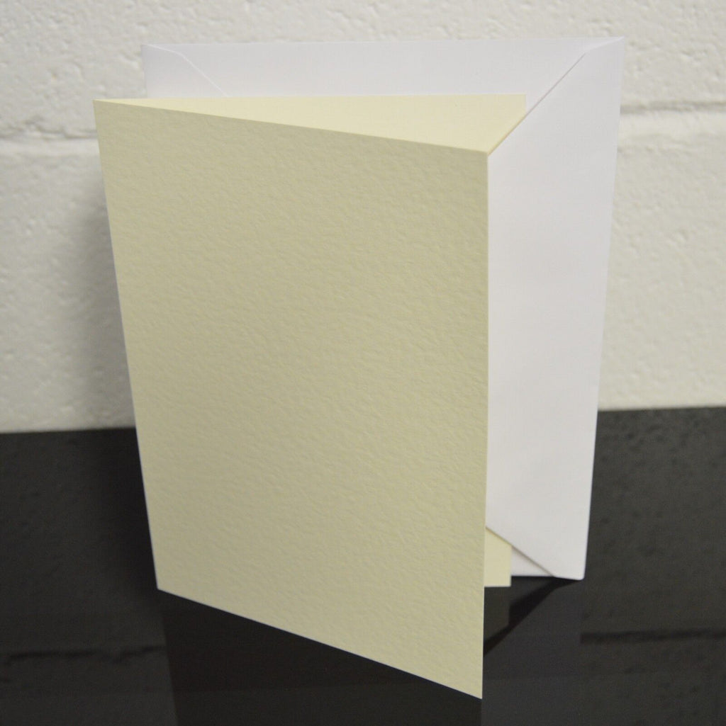 A5 Coloured Greeting Card Blanks & Envelopes – Choose Colour & Quantity