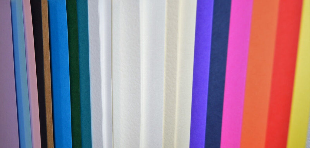 5x7 Coloured Greeting Card Blanks & Envelopes – Choose Colour & Quantity