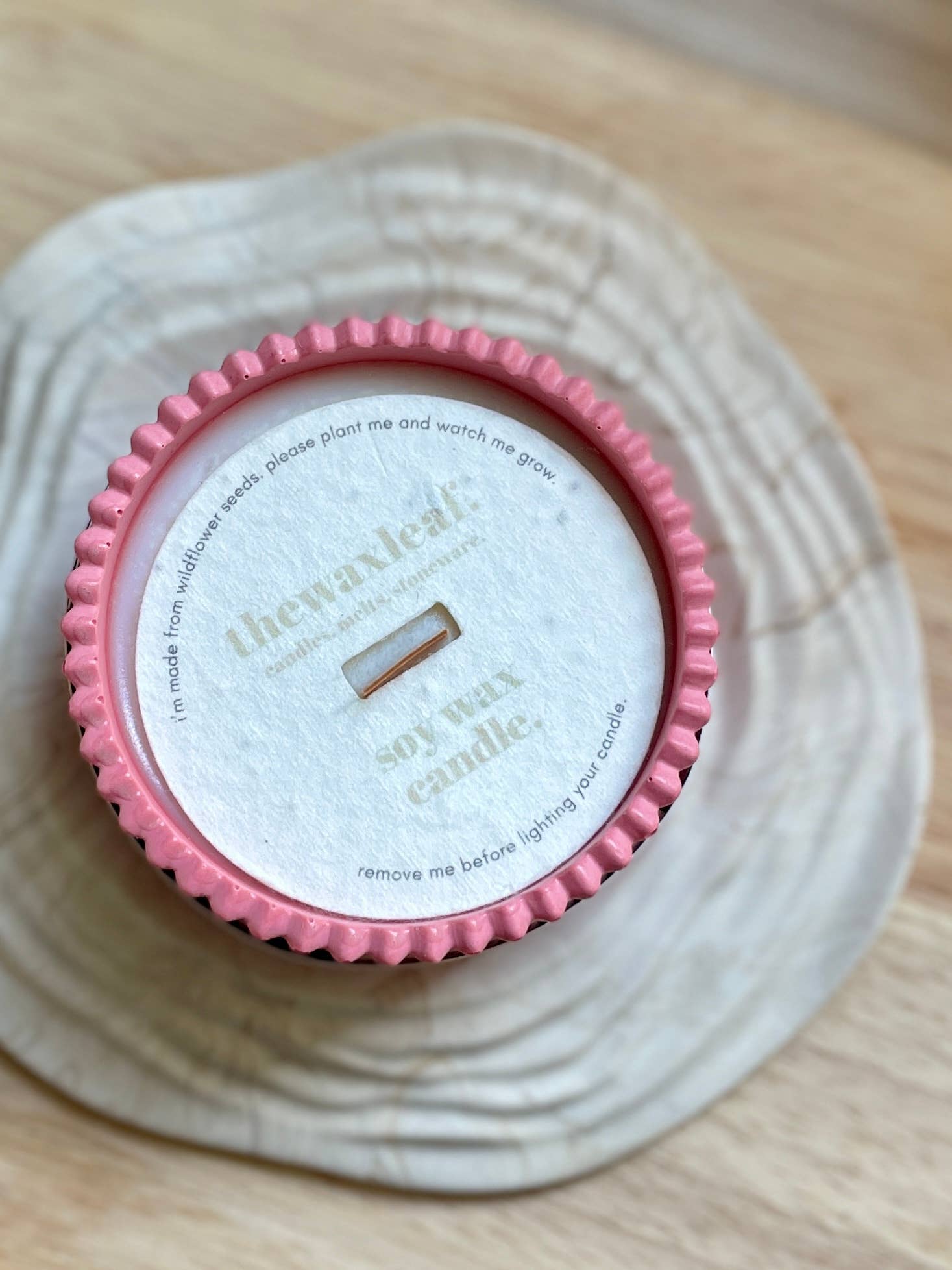 Rose Garden Luxury Soy Candle / English Rose Pink Candle