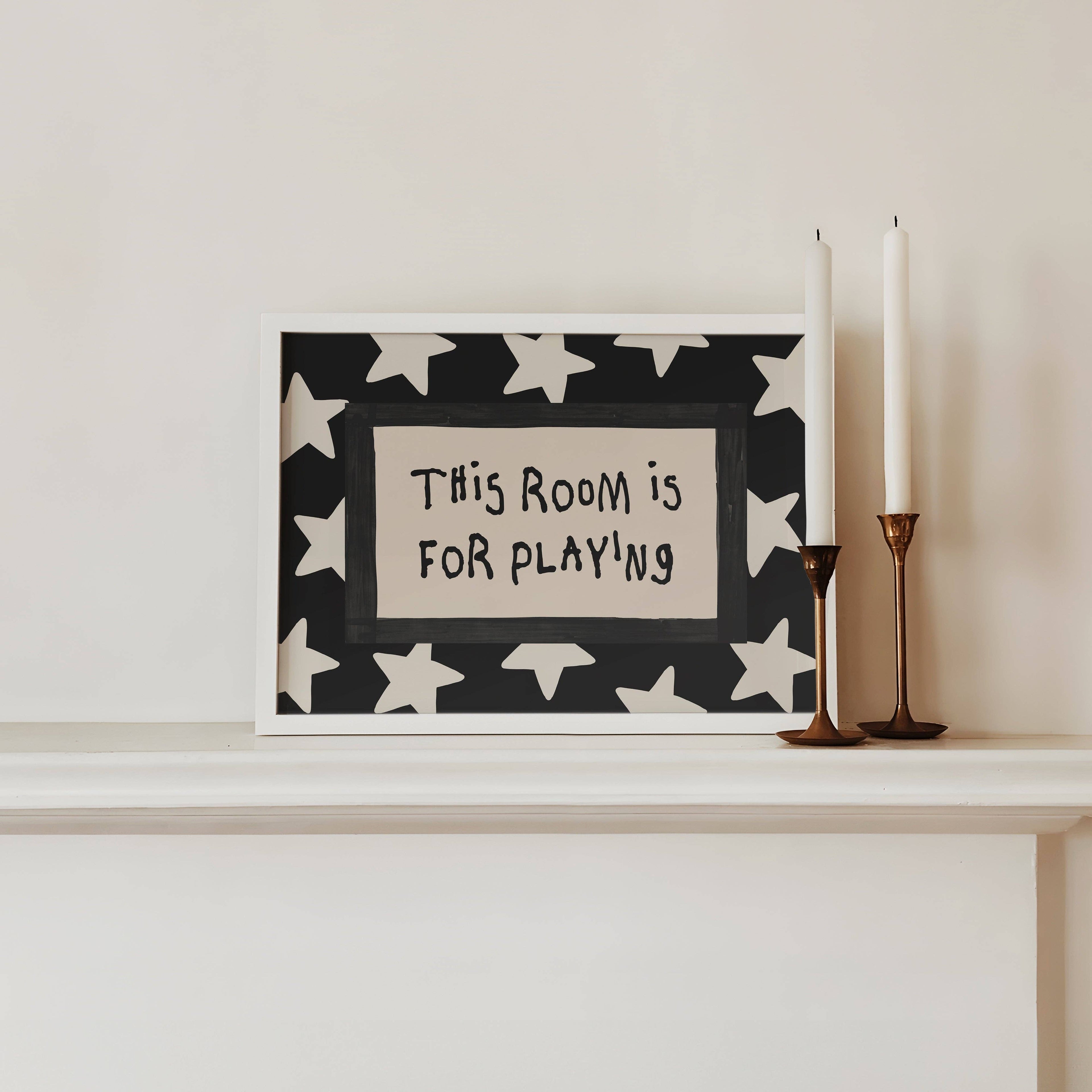 This Room Is For Playing Print