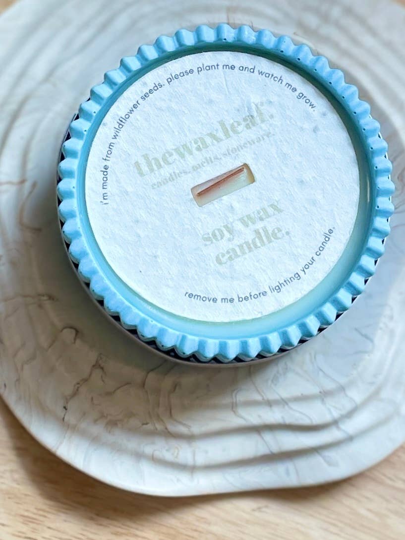 Bubblegum Stoneware Soy Wax Candle / Bright Colourful Candle