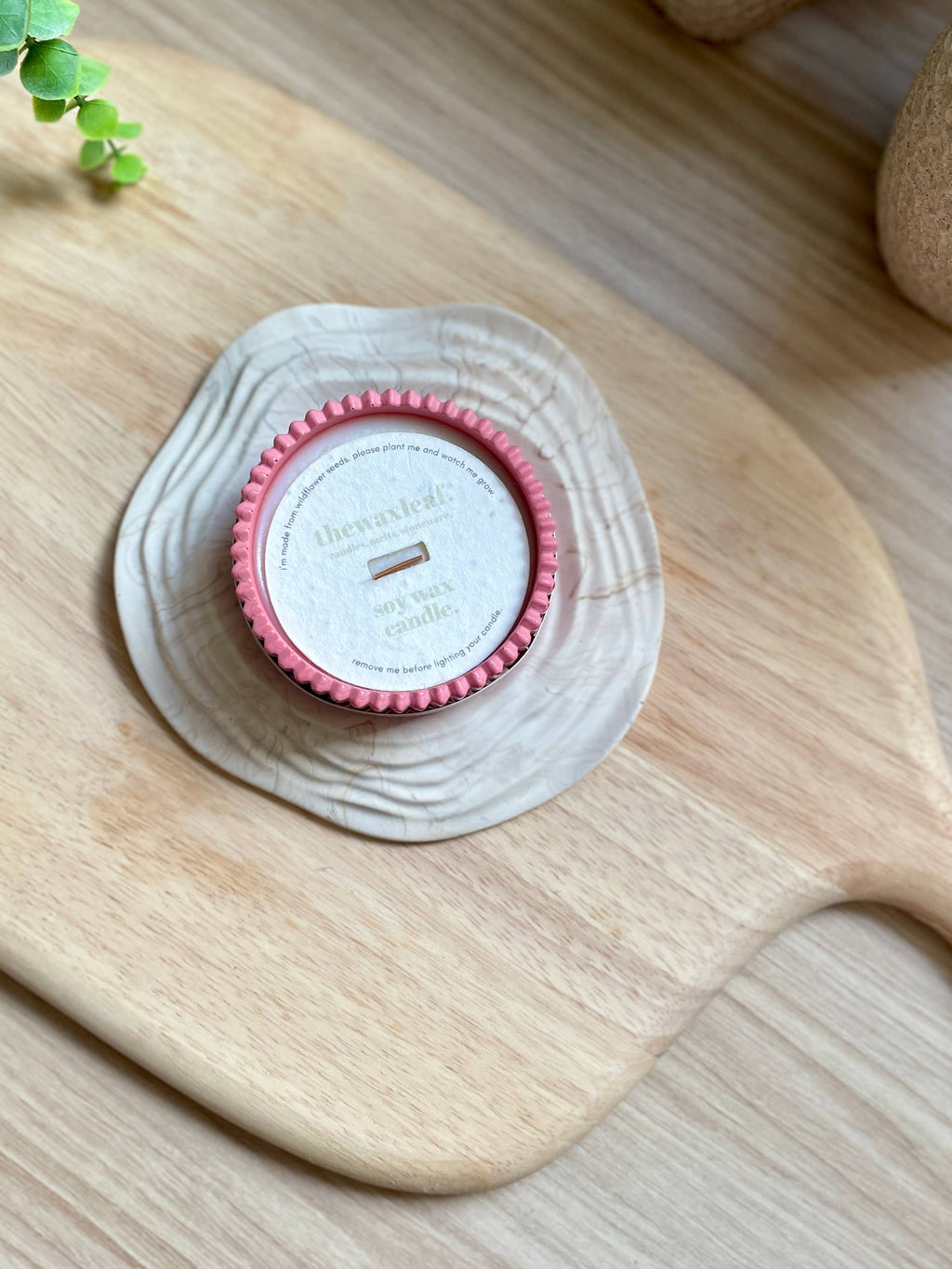 Rose Garden Luxury Soy Candle / English Rose Pink Candle