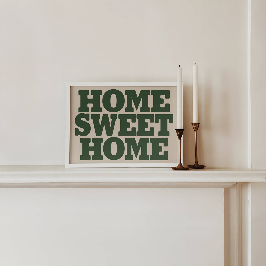 Home Sweet Home Bold Print