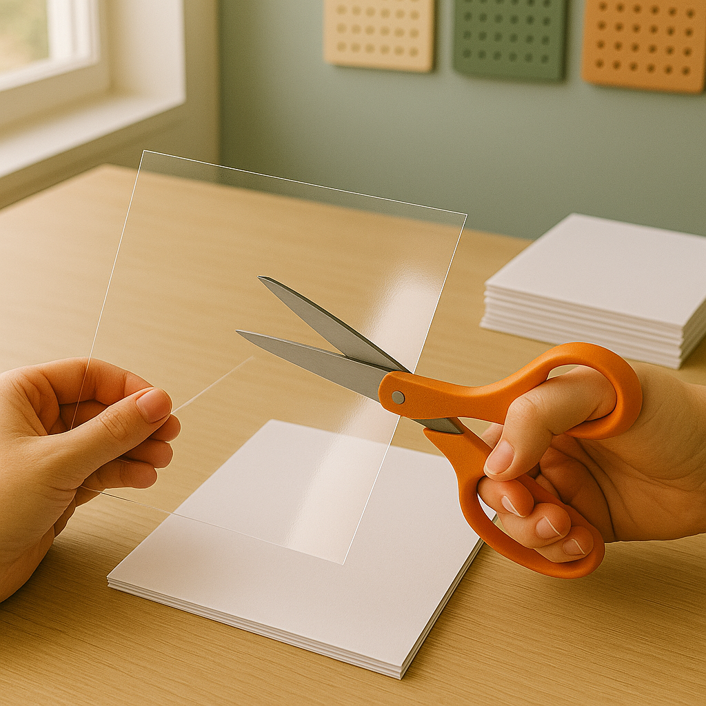 100 x A5 Acetate Sheets – 140 Micron Clear Film for Crafts, OHP & Office Use