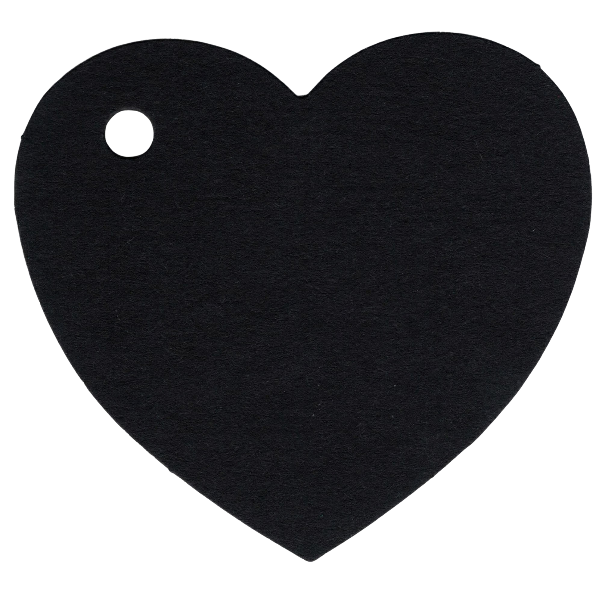 100 Heart Shaped Gift Tags with White Satin Ribbon -  21 Colours, Birthday Xmas