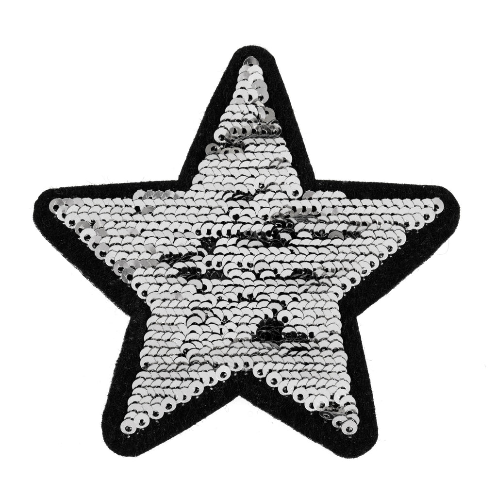 Trimits Stick On, Iron On or Sew On Flip Sequin Motif Patch