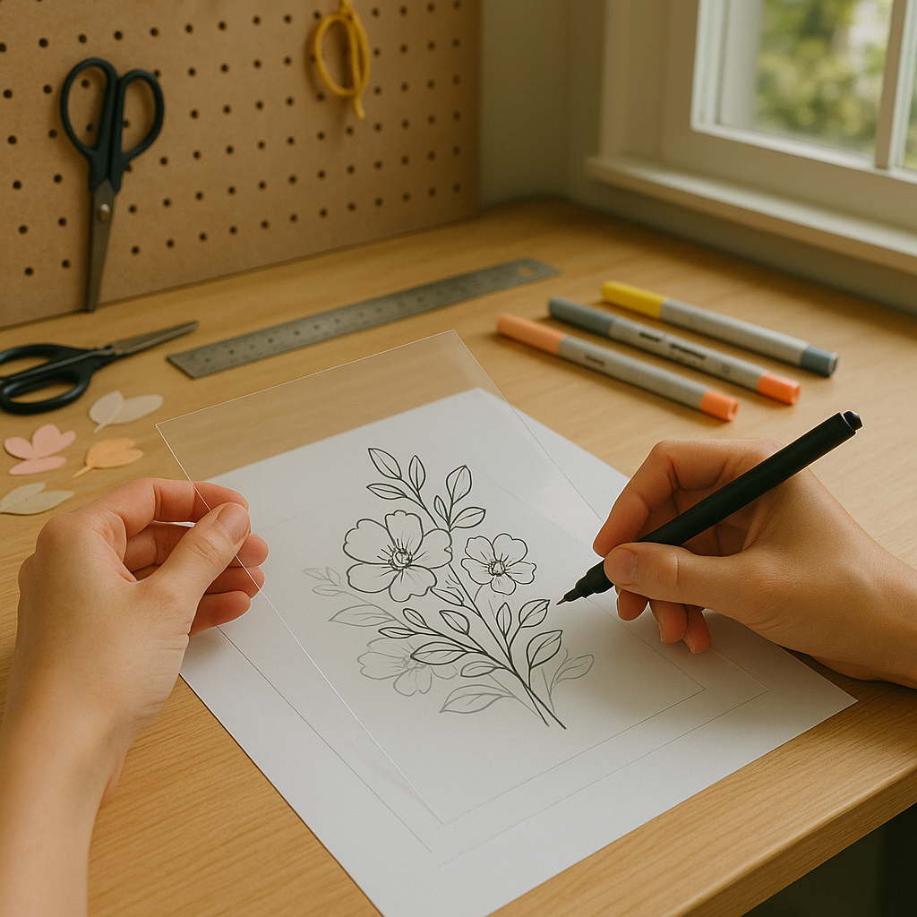 10 x 8"x8" Clear Acetate Sheets – 140 Micron Transparent Film for Crafts, Cards & OHP