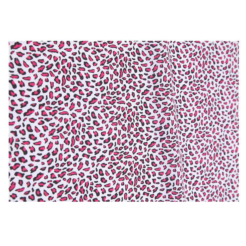 CraftsFabrics 5pcs Leopard Print Fabric Squares Animal Print for Quilting, Scrapbooking, Sewing, Arts & Crafts, Baby Clothing, Nursery