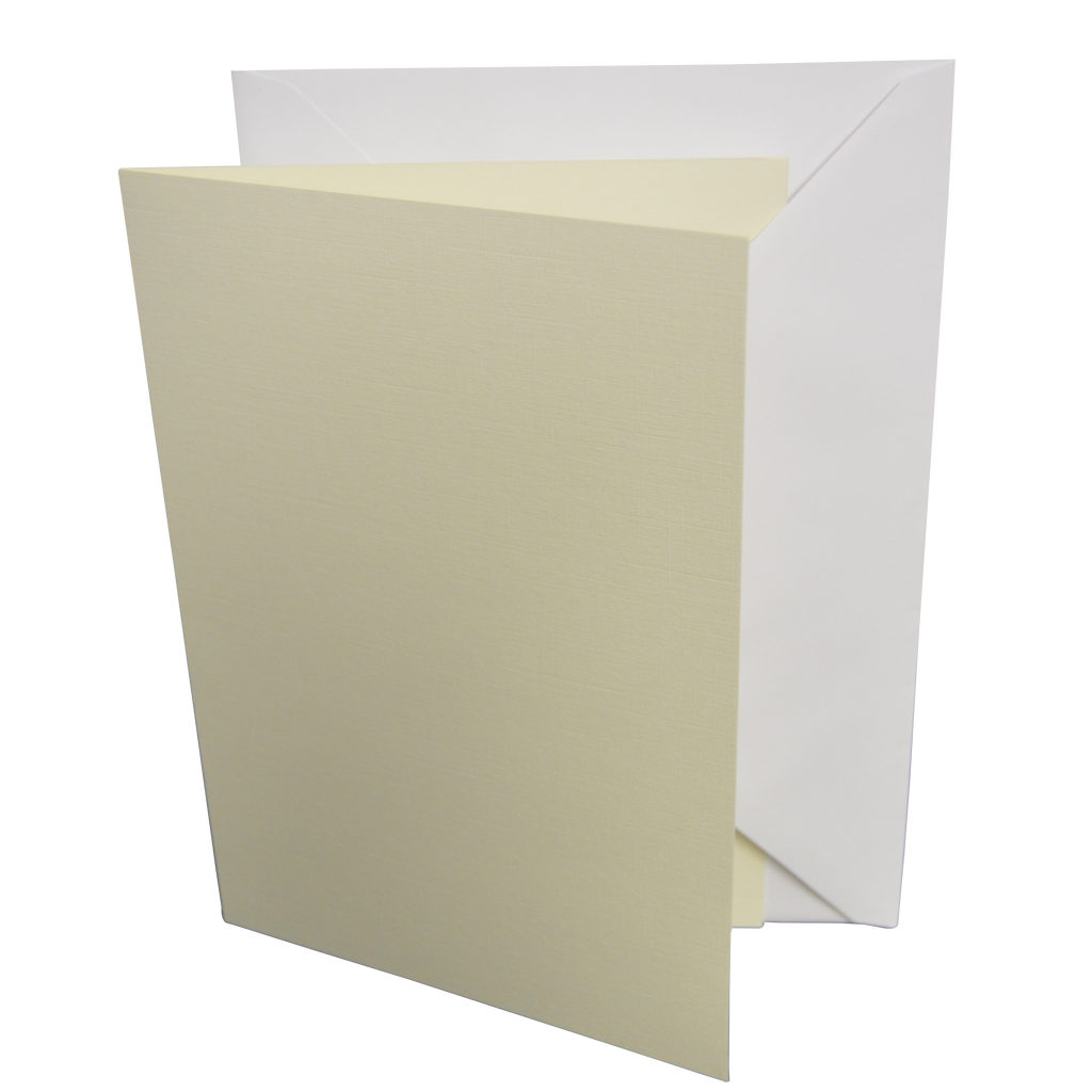 5x7 Coloured Greeting Card Blanks & Envelopes – Choose Colour & Quantity