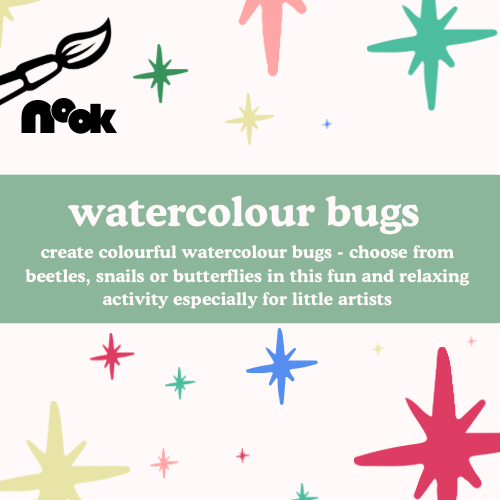 watercolour bugs