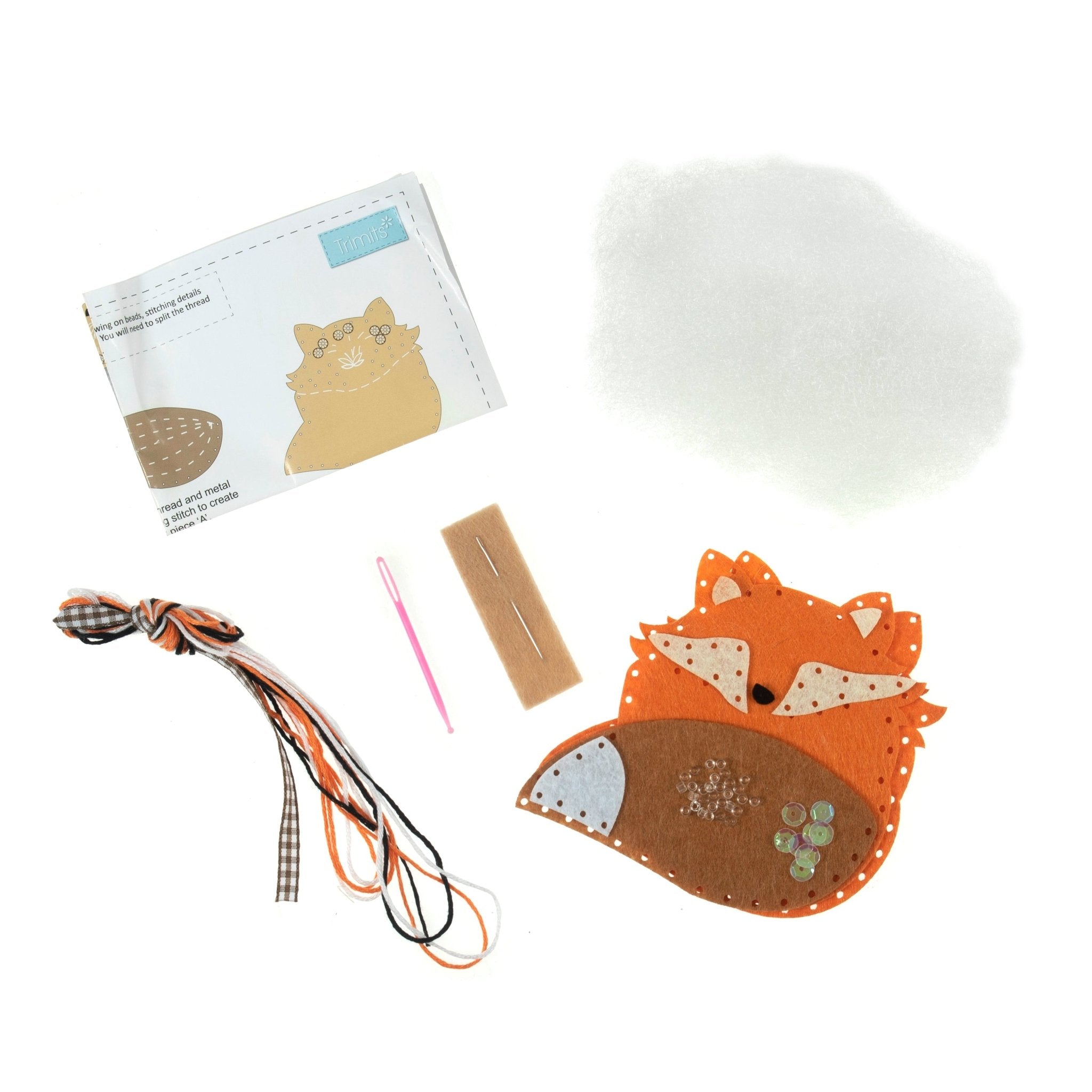 Trimits Felt Decoration Kit: Fox