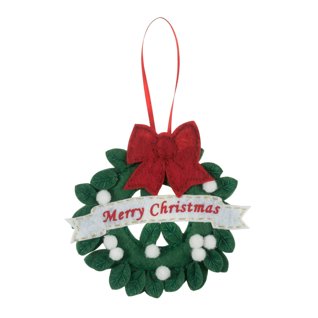 Trimits Festive Felt Decoration Kit: Christmas Wreath