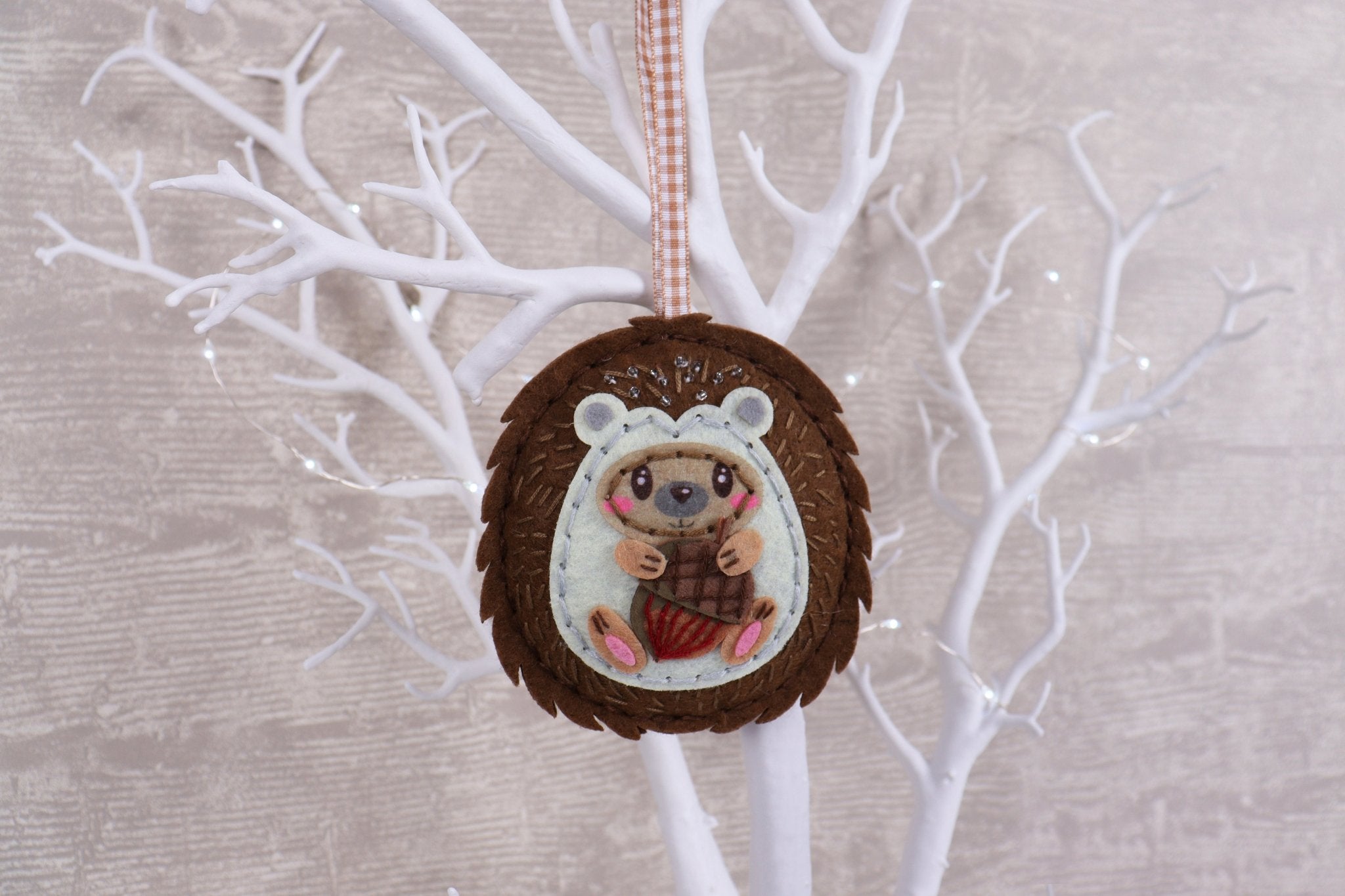 Trimits Felt Decoration Kit: Hedgehog