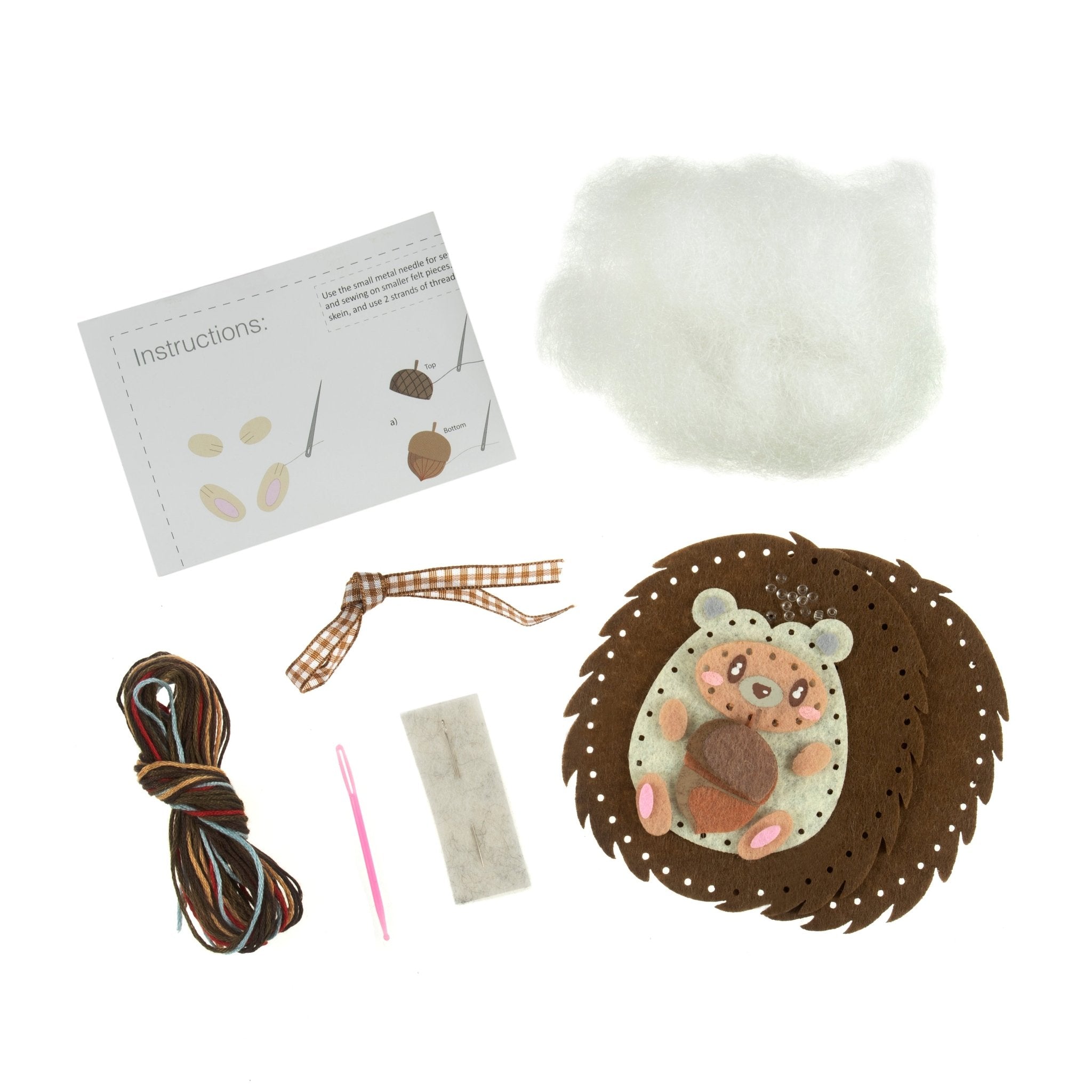 Trimits Felt Decoration Kit: Hedgehog