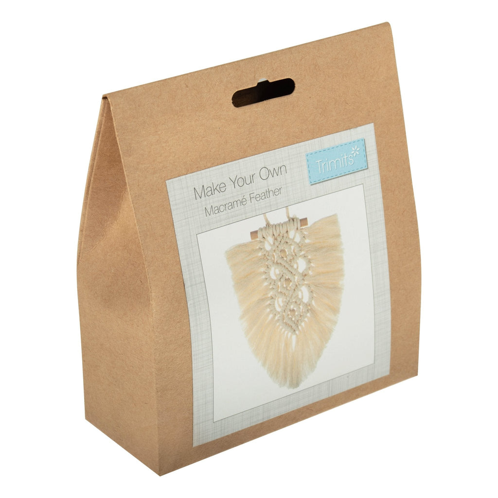 Trimits Macramé Kit: Wall Hanging - Feather