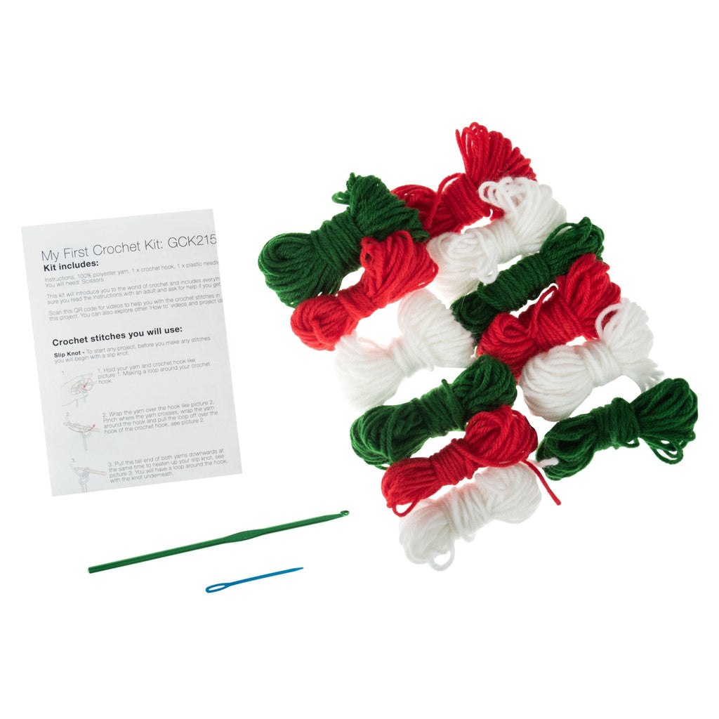 Trimits My First Crochet Kit: Festive Granny Squares