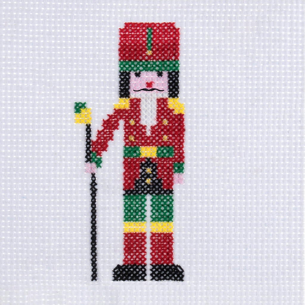 Trimits Mini Festive Counted Cross Stitch Kit: Nutcracker
