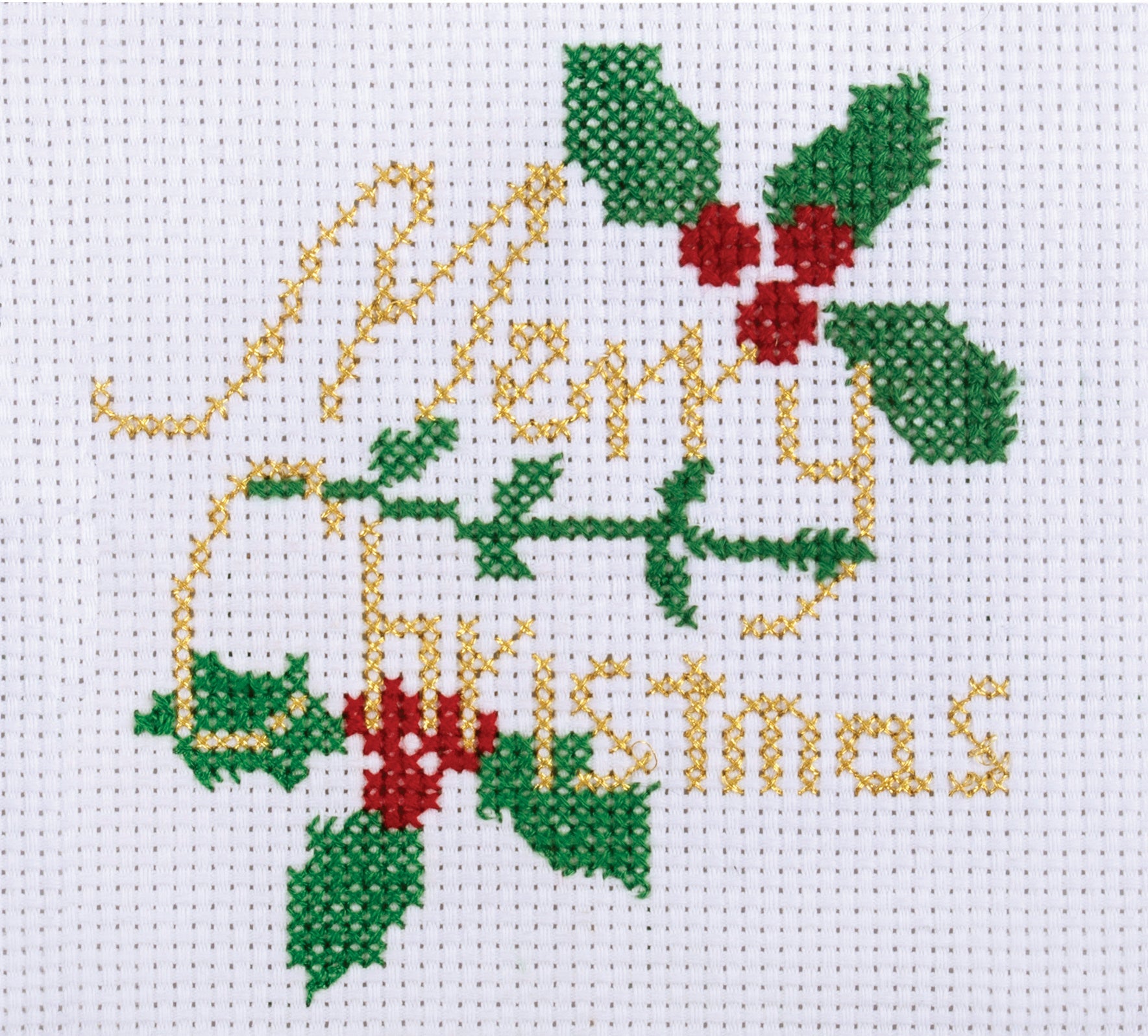 Trimits Mini Festive Counted Cross Stitch Kit: Merry Christmas