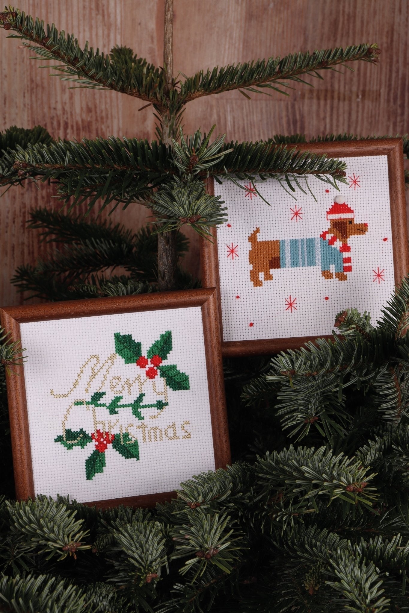 Trimits Mini Festive Counted Cross Stitch Kit: Merry Christmas