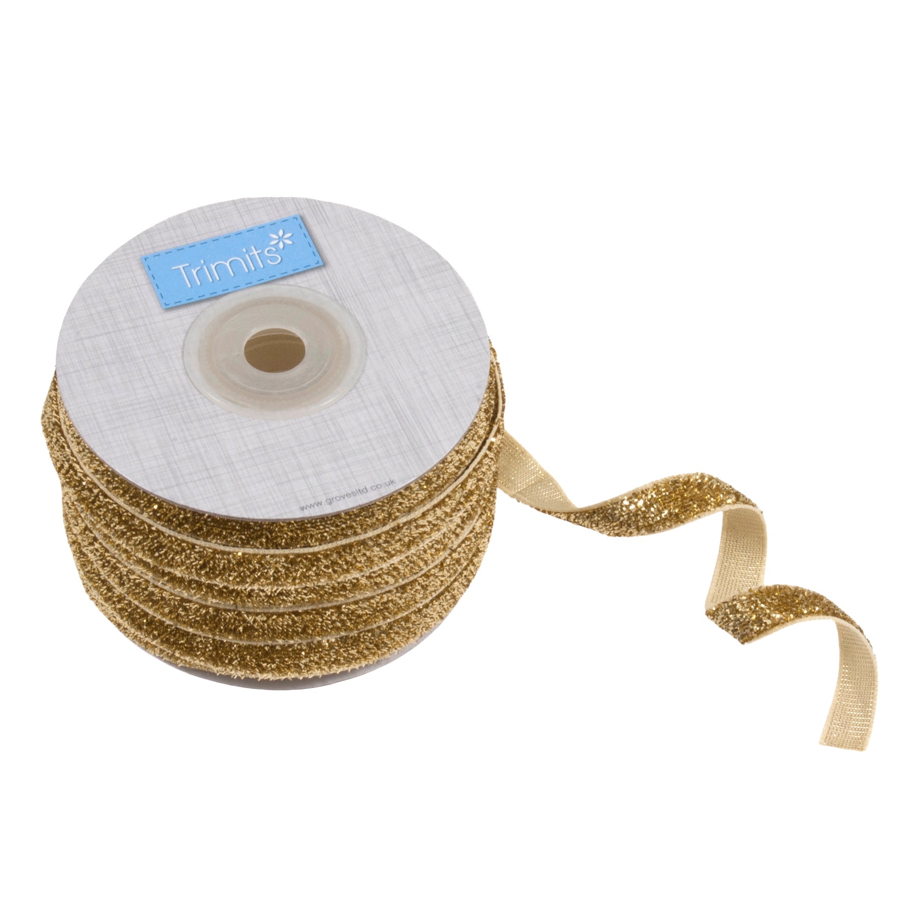 Trimits Glitter Velvet Ribbon: 10mm - various colours