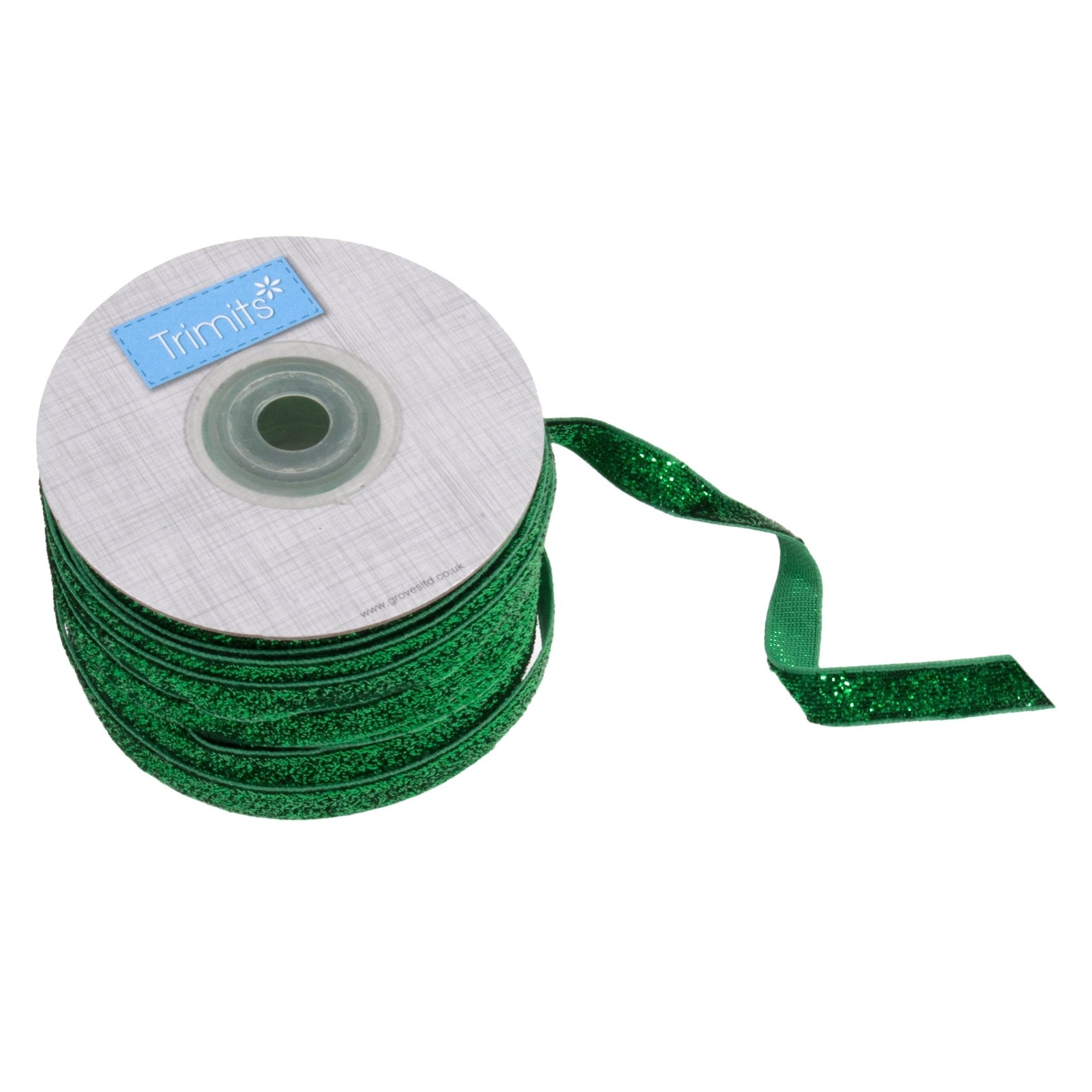 Trimits Glitter Velvet Ribbon: 10mm - various colours