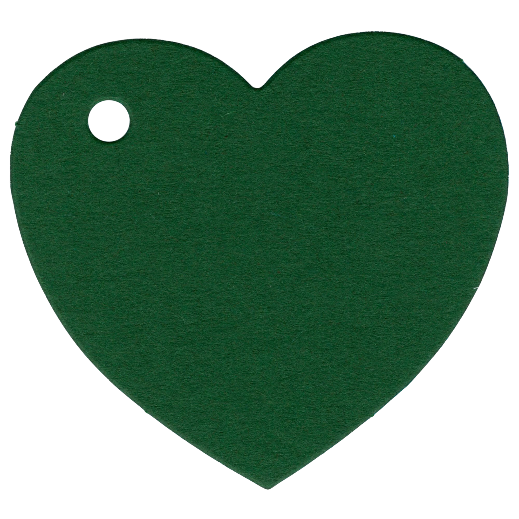 100 Heart Shaped Gift Tags with White Satin Ribbon -  21 Colours, Birthday Xmas