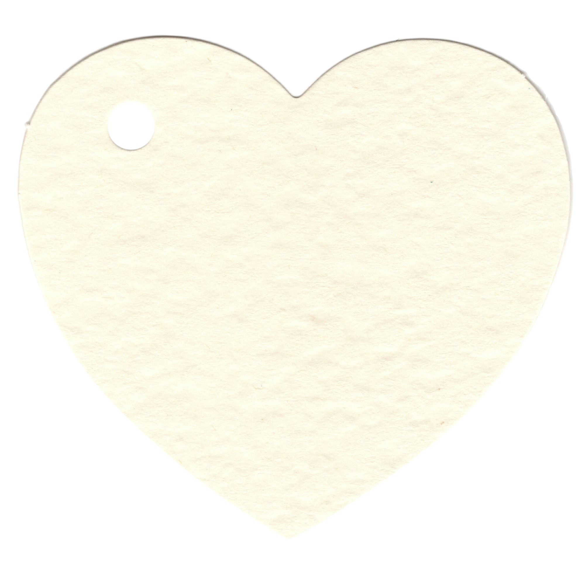 100 Heart Shaped Gift Tags with White Satin Ribbon -  21 Colours, Birthday Xmas