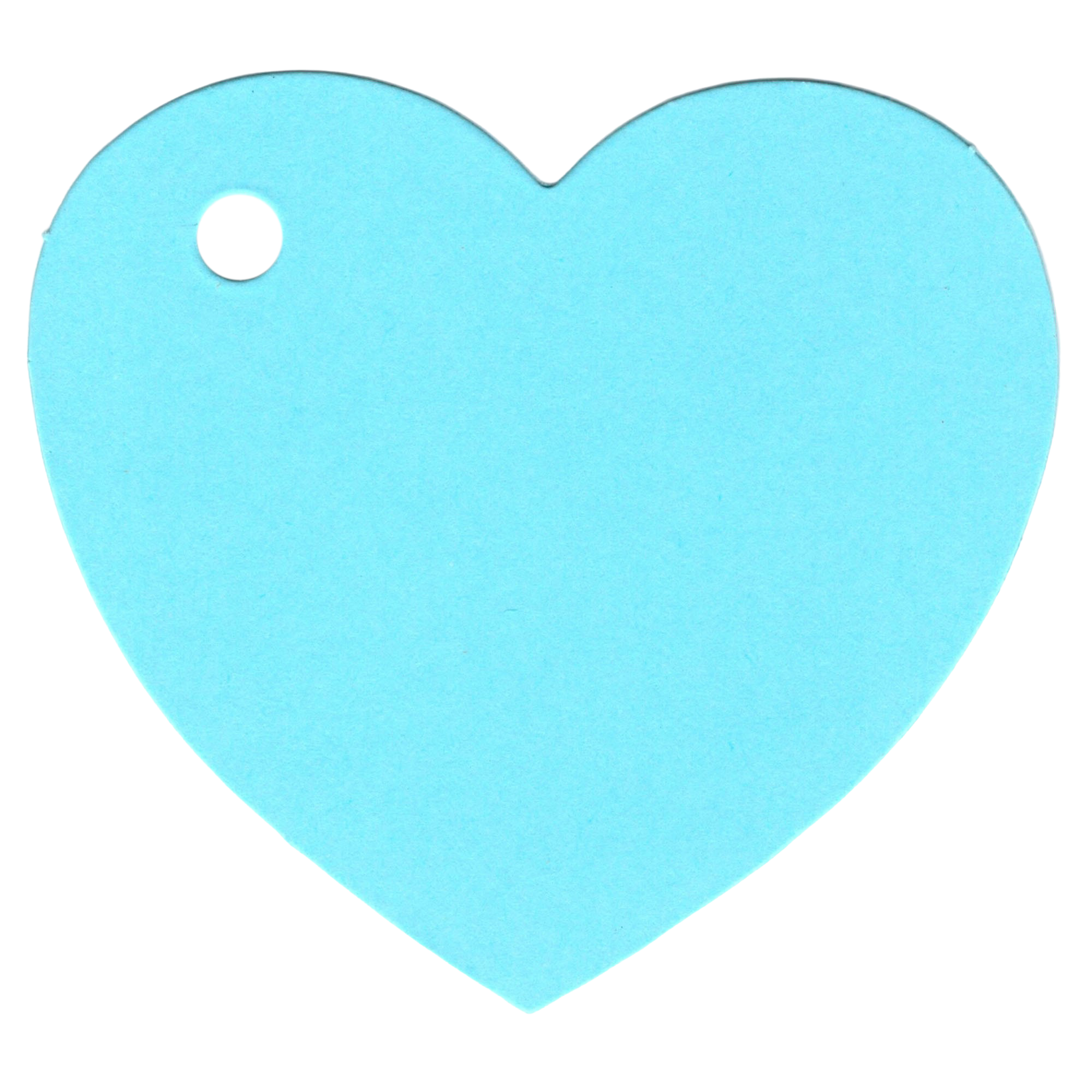 100 Heart Shaped Gift Tags with White Satin Ribbon -  21 Colours, Birthday Xmas