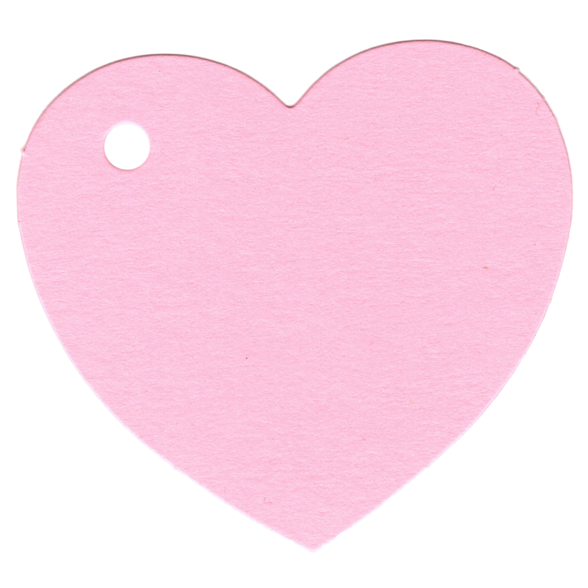 100 Heart Shaped Gift Tags with White Satin Ribbon -  21 Colours, Birthday Xmas