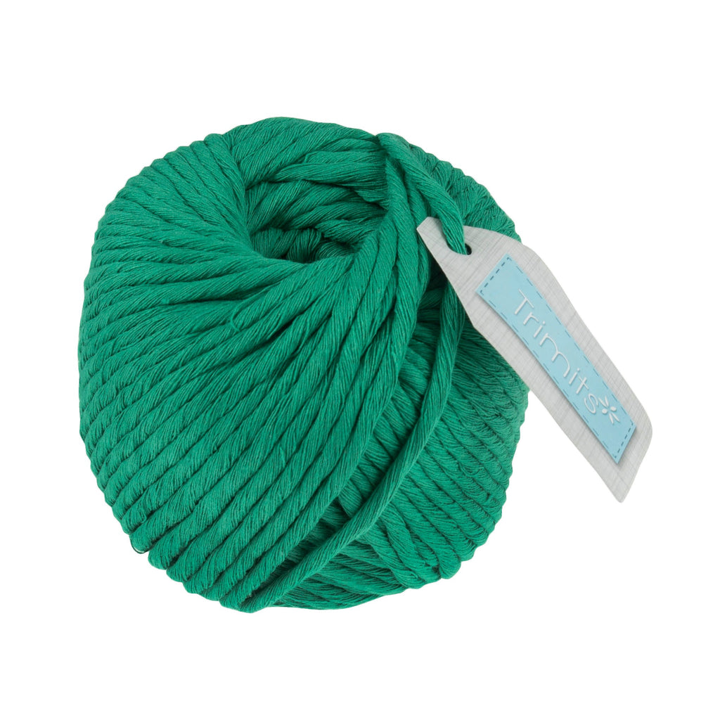 Trimits 100% Cotton Coloured Macramé Cord - 50m x 4mm