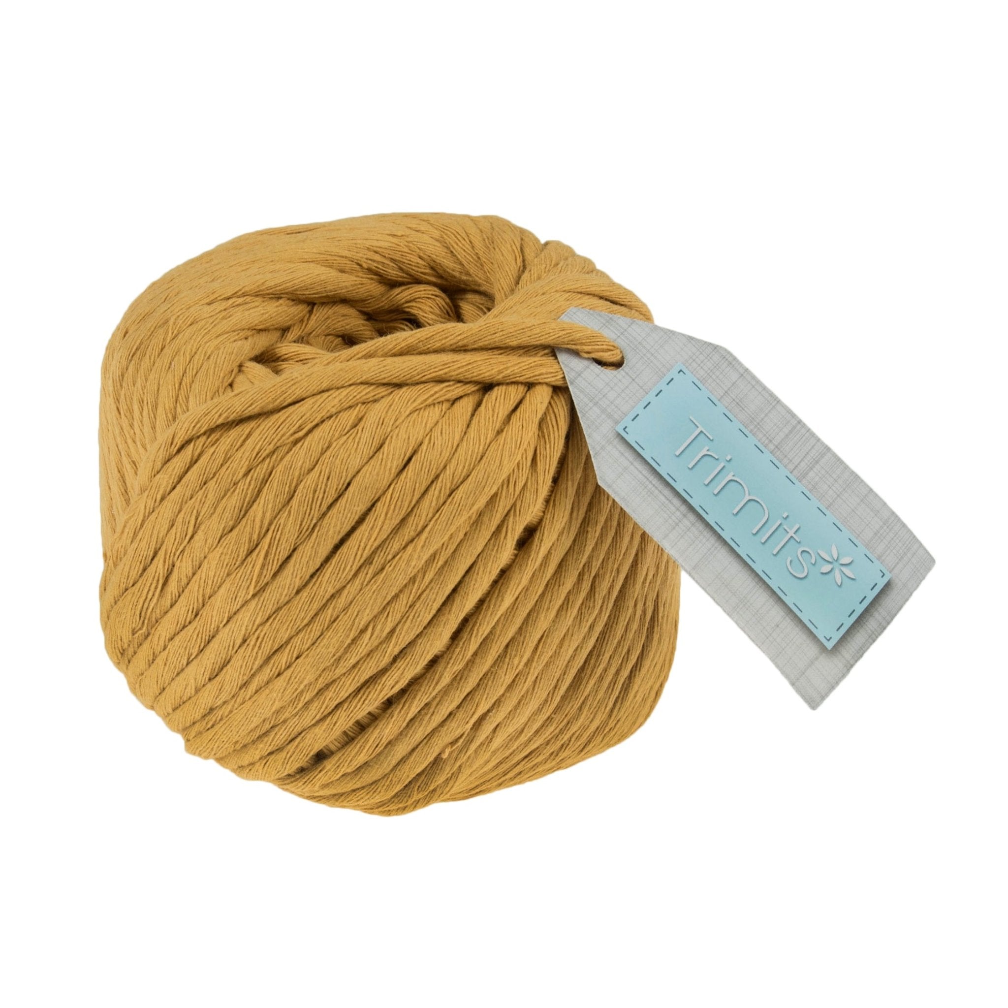 Trimits 100% Cotton Coloured Macramé Cord - 50m x 4mm